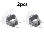 1/2pcs Bathroom Storage Rack Mop Holder Wall Mounted Organizer Broom Hanger Mop Clip Wall Hanging Mop Rack Self Adhesive Hooks - Image 9