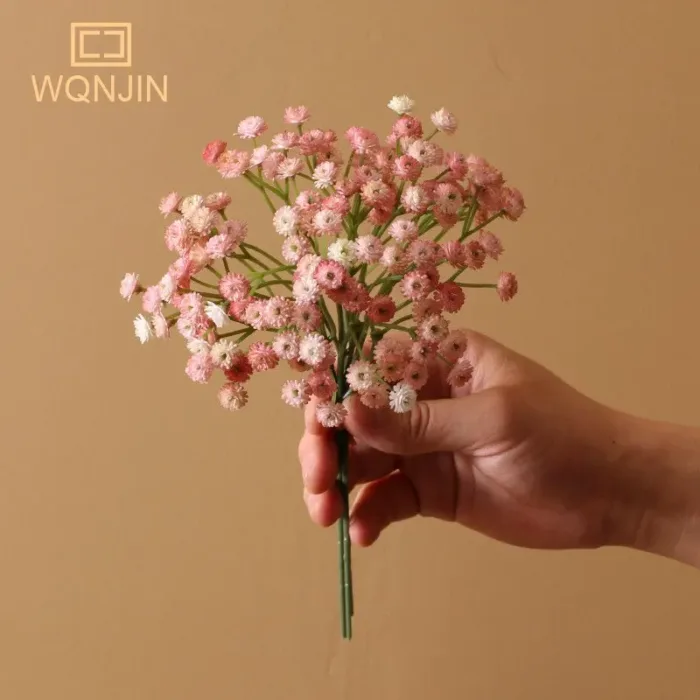 WQNJIN Artificial Gypsophila Breath Wedding Small Fresh Artificial Flowers Fake Flowers Flower Arrangement Home Decoration - Image 8
