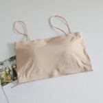 Ice Silk Sexy Push Up Bras For Women Crop Top Seamless Sling Tube Top Sleeveless Camisole Underwear Ladies Intimates Bralette - Image 11
