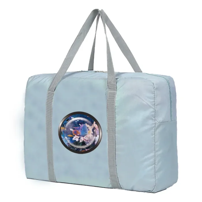 2023 Travel Bags Large Handbag Anime Print Foldable Clothes Organizers Garment Weekend Carry-on Luggage Bag Accessories Traveler - Image 8