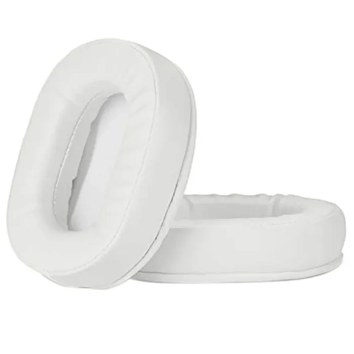 Ear Cushions Memory Foam Earpads Cover Replacement Ear Pads for ATH M50X Fits Audio Technica M40X M30X M20 White - Image 1