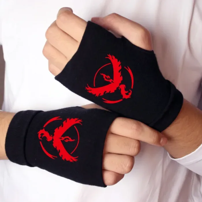 Pokemon GO Cartoon Half Finger Gloves Anime Zapdos Articuno Game Peripherals Office Gloves Children's Toys Birthday Gifts - Image 7