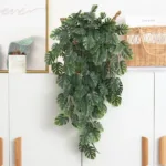 69PCS Chelonian Leaves Artificial Plants Christmas Wedding Garden Rose Arch Home Accessories Decoration Fake Plastic Flowers