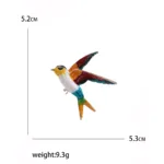 Rhinestone Phoenix Brooches for Women Unisex Enamel Bird Animal Pins Event Party Backpack Decoration Clothes Accessories - Image 13