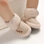 Baby Socks Winter Baby Boy Girl Booties Fluff Soft Toddler Shoes First Walkers Anti-slip Warm Newborn Infant Crib Shoes - Image 2