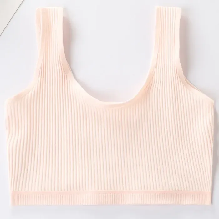 Teenager Girls Bra Kids Cotton Comfort Bras Baby Girl Solid Colors Top Child Casual Underwear for Girls Clothes for Sports Bra - Image 9