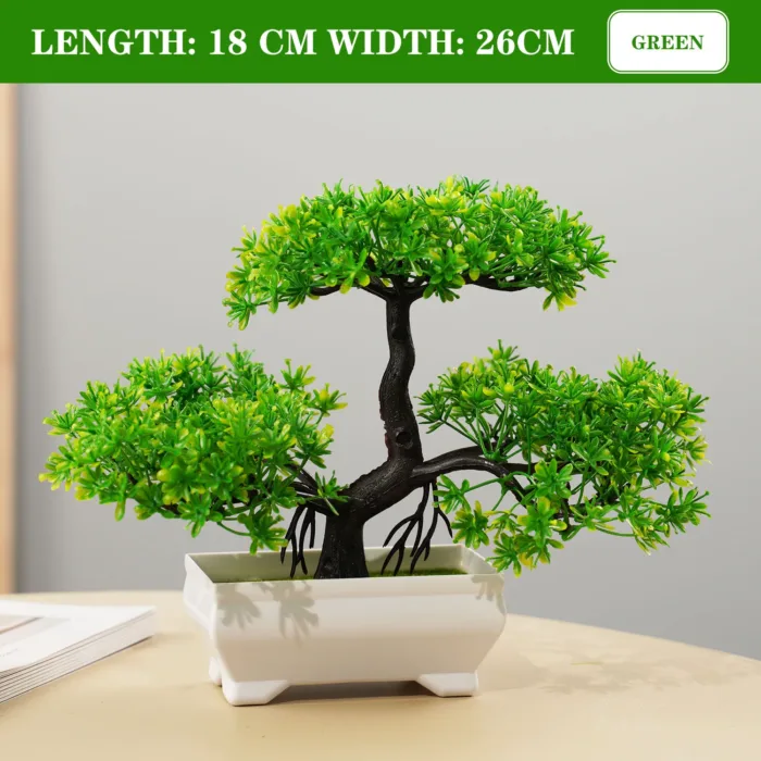 Artificial Plants Bonsai Small Tree Simulation Pot Plants Fake Flowers Table Potted Ornaments for Hotel Garden Home Decor planta - Image 20