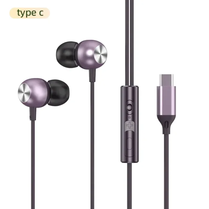 Type C Headphones Wired Earphones 3.5mm Earbud Headset With Mic DAC Chip For Samsung Galaxy S24 S23 S21 S22 Ultra iPhone15 - Image 10