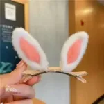2pcs Cute Ears Hair Clips 3D Rabbit Bear Hair Pin for Baby Girls Kawaii Headwear Little Girls Kids Hair Accessories 2023 NEW - Image 7