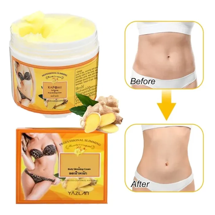 Fast Belly Fat Burner Slimming Cream Abdominal Muscle Body Firming Cream Weight Loss Anti-Cellulite Health Care Spa Massager - Image 4