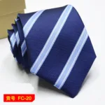 67 Styles Men's Ties Solid Color Stripe Flower Floral 7-8cm Jacquard Necktie Accessories Daily Wear Cravat Wedding Party Gift - Image 8