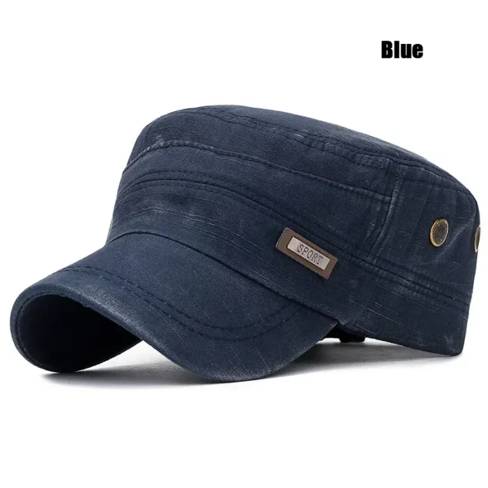 Military Cadet Flat Cap Fashion Clothes Adjustable Snapback Hat Unisex New Fashion Classics Outdoor Casual Sport Baseball Cap - Image 8