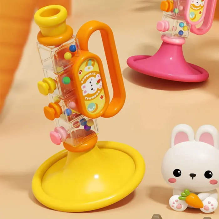 Cartoon Trumpet Music Toy Multifunctional Baby Mini Harmonica Musical Instrument Toys for Kids Early Educational Montessori Gift - Image 3