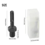 1pcs M16 To SDS Adapter For Electric Hammer Connection SDS Drill Converters Shank Quick Tool Hammer Electric Drill Tool - Image 3