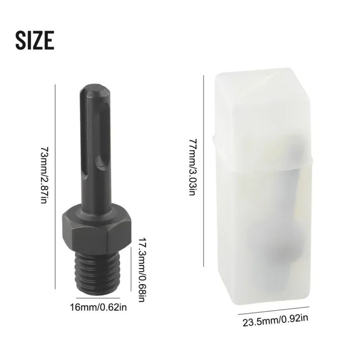 1pcs M16 To SDS Adapter For Electric Hammer Connection SDS Drill Converters Shank Quick Tool Hammer Electric Drill Tool - Image 3