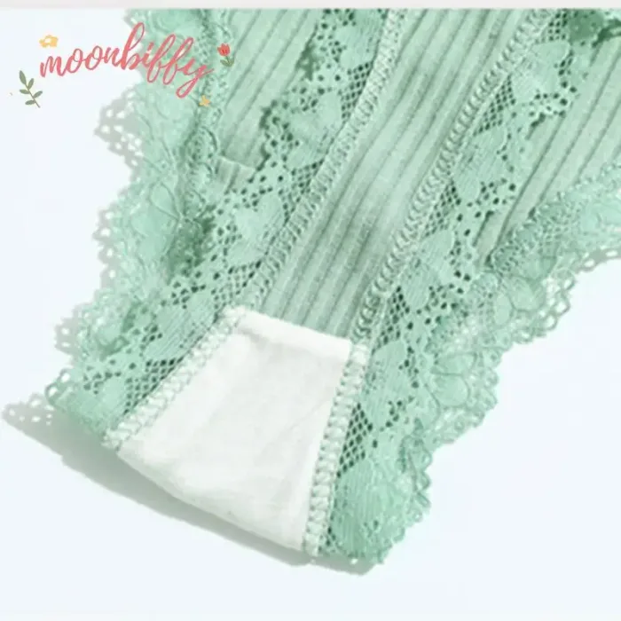 Thong Cotton Sexy Ladies Panties Women's Underwear Low Waist Solid Color Shorts Black Invisible Lace T-st - Image 6