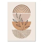 Creative Bohemian Light-colored Block Canvas Prints Nordic Minimalist Line Wall Art Poster for Living Room Bedroom & Home Decor - Image 13