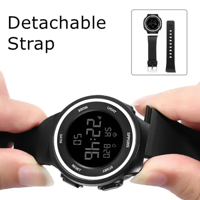 Fashion Electronic Watch Waterproof Led Watches for Men Outdoor Sports Men Digital Led Quartz Alarm Men Wrist Watch Reloj Hombre - Image 6
