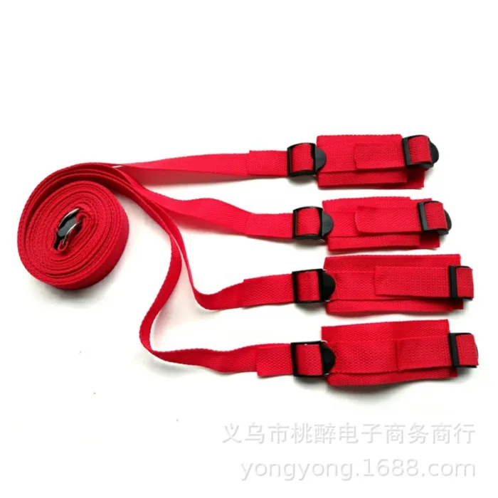 Adult Games Erotic Sex Toy For Woman Couples Slave Ankle Handcuffs Nylon BDSM Bondage Restraints Collar Fetish Sex Products Gags - Image 9