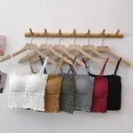 Tube Tops For Ladies Sexy Women Summer Bras Solid Color Underwear Breathable Brassiere Girls Fashion Tank Tops Cropped Top Black
