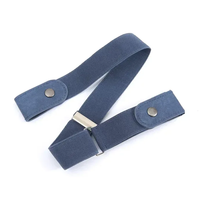 Jeans Elastic Belt Men Denim Belt No Marks Versatile Invisible Elastic Women No Punching Decoration Waistband Inset Style Belts - Image 8