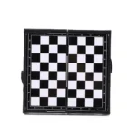 Mini Magnetic Chess Set Folding Magnetic Plastic Chessboard Board Game Portable Kid Education Toy Portable Outdoor Strategy Game - Image 6