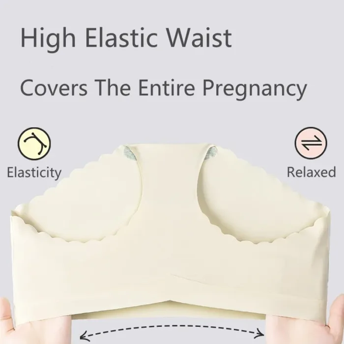 2024 Low-waisted V-Shaped Women's Panties Cotton Maternity Pregnant Underwear Seamless Pregnancy Underwear Pregnancy Briefs - Image 4
