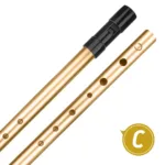 Penny Tin Whistle Small Bore Whistle 6 Holes Irish Whistle Flute Penny Tin Whistle Dizi Musical Instrument Flauta Piccolo C Key - Image 2