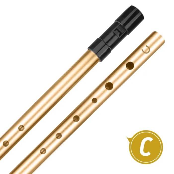 Penny Tin Whistle Small Bore Whistle 6 Holes Irish Whistle Flute Penny Tin Whistle Dizi Musical Instrument Flauta Piccolo C Key - Image 2