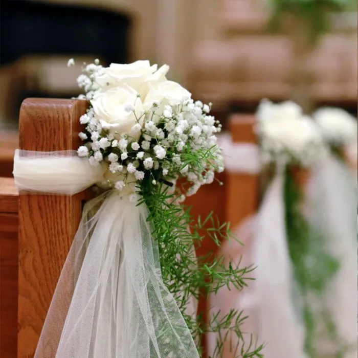 10Pcs 30Heads 29cm BabysBreath Artificial Flowers Plastic Gypsophila DIY Floral Bouquets Arrangement for Wedding Home Decoration - Image 5