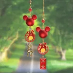 JSNYCar Interior Decoration Pendant Cute Mickey Head Rearview Mirror Pendant Decoration For Car Goods Car Interior Accessories - Image 9