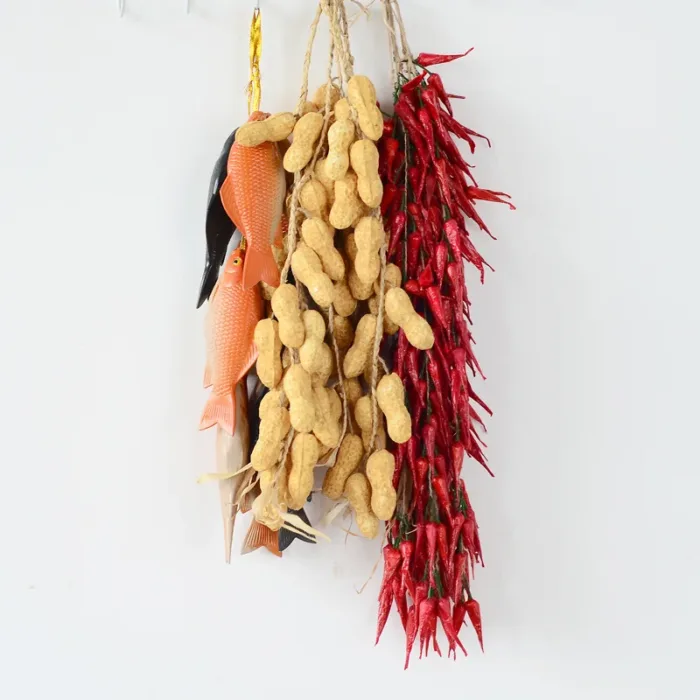 Artificial Fake Decorative Fruit Vegetables Onion Garlic Lifelike Foam Dish Corn Red Pepper Kitchen Decoration For Chinese Style - Image 3