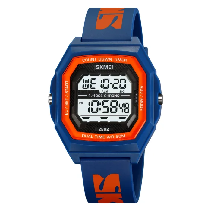 SKMEI Fashion Digital Sport Electronic Watches For Men Women 5Bar Waterproof Stopwatch Countdown Wristwatches Clock Reloj Hombre - Image 7
