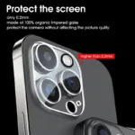 3Pcs Camera Lens Protector for IPhone 13 14 Pro Max X 15 Lens Protective Glass for IPhone 11 12 PRO XS MAX Mini Tempered Glass - Image 6