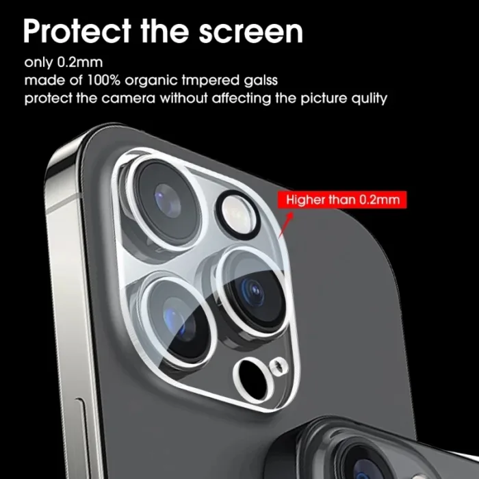 3Pcs Camera Lens Protector for IPhone 13 14 Pro Max X 15 Lens Protective Glass for IPhone 11 12 PRO XS MAX Mini Tempered Glass - Image 6