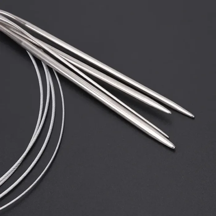 1PC Tube Stainless Circular Knitting Needles 1.5CM-5CM Knitting Needle 80CM DIY Weave Needles Arts Craft Sewing Needles Tools - Image 4