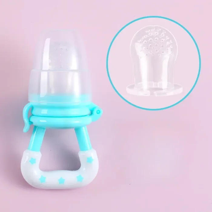 Baby Fruit Feeder Pacifier Teething Toys Fresh Food Feeder Infant Fruit Nipple Silicone Pouches for Toddlers Kids Boy Girl - Image 4