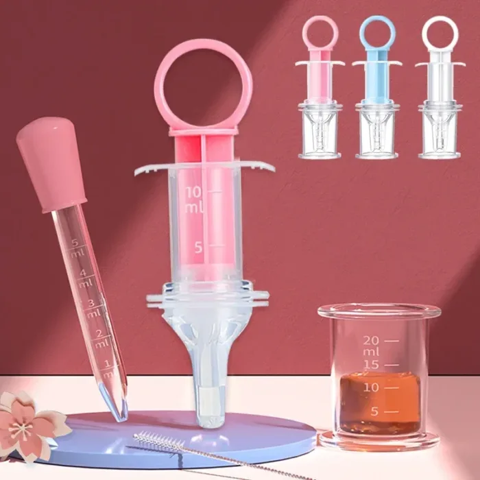 1pc Baby Syringe Feeder Newborn Dropper Medicine Feeder Needle Feeder Squeeze Medicine Dropper Dispenser Pacifier Baby Stuff - Image 1
