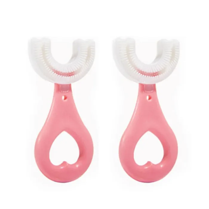 Baby Toothbrush Children 360 Degree U-shaped Child Toothbrush Teethers Baby Brush Silicone Kids Teeth Oral Care Cleaning - Image 18