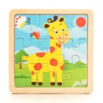 Baby Wooden Montessori Puzzle Child Game Wooden Puzzle 3D Cartoon Animal Puzzle Babies Toys Puzzles For Kids 1 2 3 Year Old - Image 15