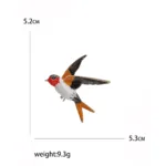 Rhinestone Phoenix Brooches for Women Unisex Enamel Bird Animal Pins Event Party Backpack Decoration Clothes Accessories - Image 15