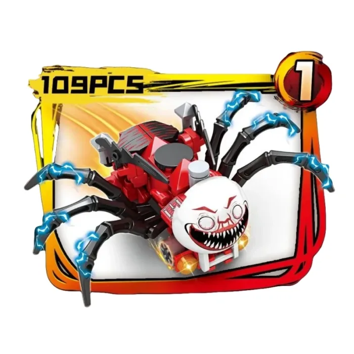 Hot Game Choo-Choo Charles Building Blocks Demonic Spider Train Animal Monster Figures Bricks MOC Toys For Children Gifts - Image 20