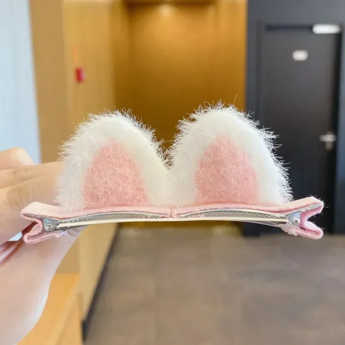 2pcs Cute Ears Hair Clips 3D Rabbit Bear Hair Pin for Baby Girls Kawaii Headwear Little Girls Kids Hair Accessories 2023 NEW - Image 15