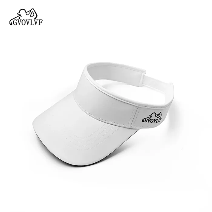 1pc Golf Visor Hat Sports Sun Visor Empty Top Sun Hat Adjustable Washed Solid For Men Women for Golf Cycling Fishing Tennis - Image 6