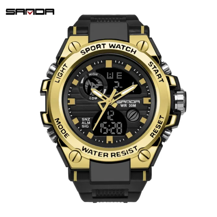 SANDA Brand G Style Men Digital Watch Shock Military Sports Watches Fashion Waterproof Electronic Wristwatch Mens Relogios - Image 7