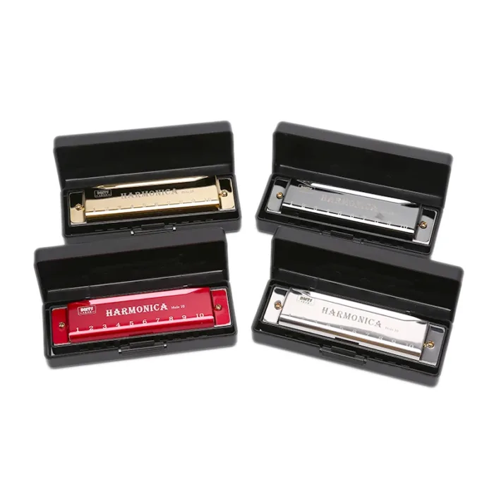 10 Hole Harmonica Mouth Organ Puzzle Musical Instrument Beginner Teaching Playing Gift Copper Core Resin Harmonica harp - Image 3