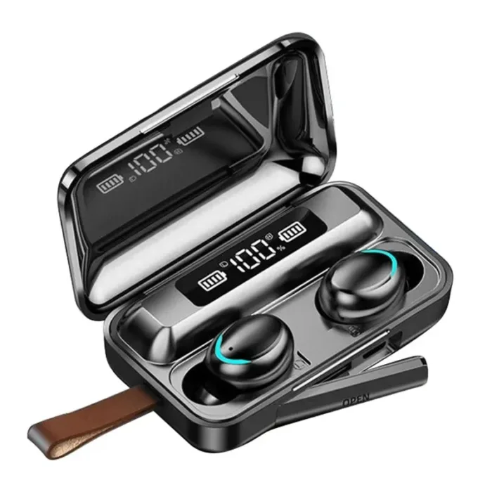 TWS F9 Wireless Headphones Bluetooth Touch Control Stereo Earphone Sport Earbuds 9D Hifi Stereo Headsets LED Display Low Latency - Image 1