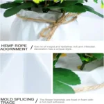 Artificial Daisy Flowers in Vase Real Touch Fake Daisies Faux Silk Plant Arrangements for Vase Table Centerpiece DIY Window Liv - Image 6