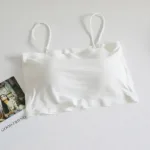 Ice Silk Sexy Push Up Bras For Women Crop Top Seamless Sling Tube Top Sleeveless Camisole Underwear Ladies Intimates Bralette - Image 9