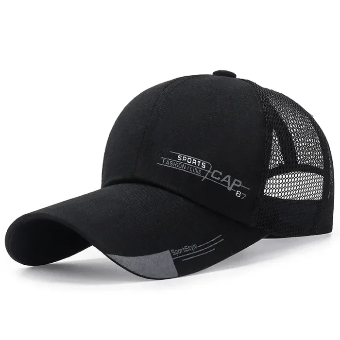 Summer Sports Cap Mens Hat for Fish Outdoor Fashion Line Baseball Cap Long Visor Brim Shade Snapback Sun Hat Bone Gorras New - Image 7